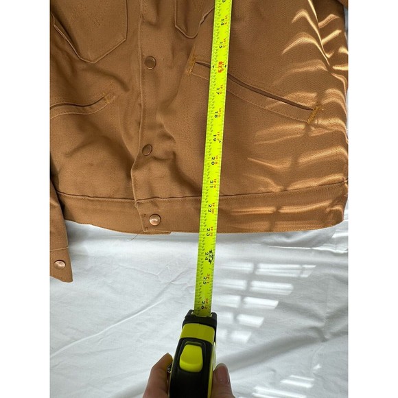 Vintage Wrangler Brown Duck Shell Blanket Lined Corduroy Collar Coat Size 42 USA - Picture 5 of 10